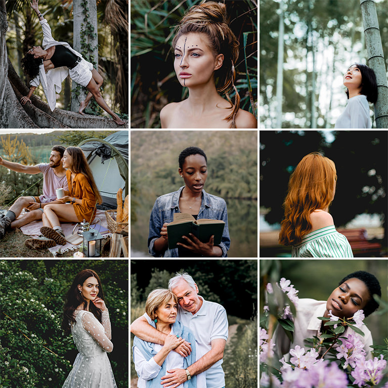 forest tones lightroom presets